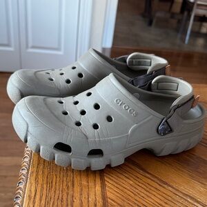 CROCS All Terrain Taupe Clogs with Adjustable Strap